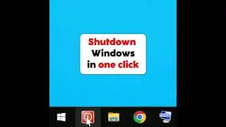 Shutdown your PC in 1 click