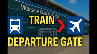 Warsaw Chopin Airport Guide 🚆 From Train Station to Departure Gate | Step by Step Walkthrough&rdquo;