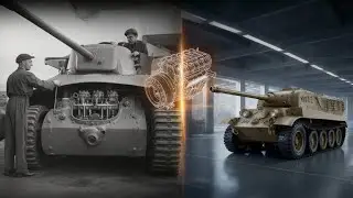 Maybach HL230: 700 HP Tiger engine 1942 - Leopard 2 uses German design TODAY