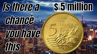 2007 Poland Coin Spotlight &ndash; 5 Groszy Brass Coin