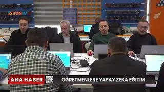 &Ouml;ĞRETMENLERE YAPAY ZEKA EĞİTİMİ