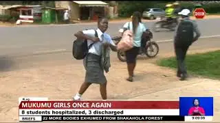 11 Students at Mukumu Girls high school admitted in hospital barely a week after the school reopened