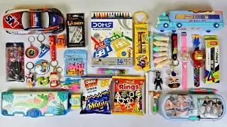 Ultimate Stationery Collection - Doms Plastic Crayons, Multicolor Ball Pen, Pencil Case, Sharpner