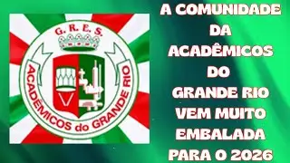 CANAL FOLIA DO REIS - IMPERD&Iacute;VEL - A COMUNIDADE DA GRANDE RIO SEGUE MUITO ANIMADA PARA 2026