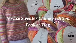 This &pound;17 yarn nearly broke me | Novice Sweater Chunky Project Vlog
