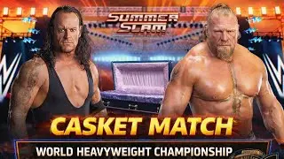 FULL MATCH- THE UNDERTAKER VS BROCK LESNAR_CASKET MATCH _summer slam