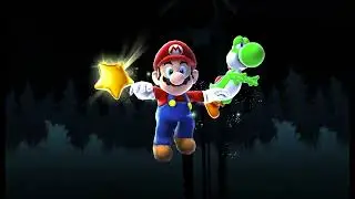 Super Mario Galaxy 2 | Flash Black Galaxy (Regular Stars)