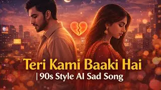 Teri Kami Baaki Hai | 90s Style AI Sad Song | 90s style Sad Ai song