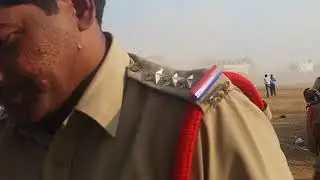 An emergency landing of CM helicopter