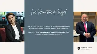 Les Rencontres du Royal - le 10 septembre avec Jean-Philippe Gaudin