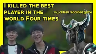 I killed the BEST PLAYER In the world 4 times - Yasukeh's Oldest Recorded Game