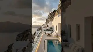 WAIT for the Infinity Pool Reveal&hellip; Santorini Cave Villa Glow Up 😳🌊