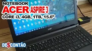 Acer Aspire 3 A315-53-333H Intel Core i3 - 4GB (max de 20GB) 1TB (SSD M2 ready) 15,6” Windows 10