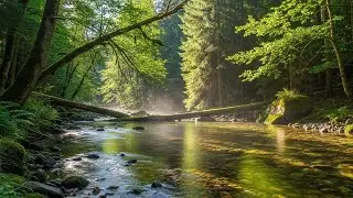 Serene Flowing River 🌿 Gentle Natural Ambience for Sleep, Focus, and Relaxation #1815