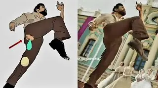 RRR - NACHO NACHO SONG | MOVIE VS ART | RAM CHARAN | FUNNY CLIP 🤣🤣🤣
