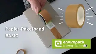 Papier-Paketband BASIC: ✅Alles was Sie &uuml;ber das Papier Klebeband wissen m&uuml;ssen