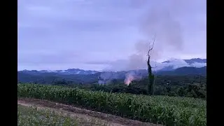 Citizen video shows Myanmar junta air strikes near Thai-Myanmar border in Kayin state