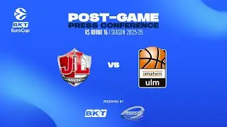 BKT Eurocup - Cosea JL Bourg vs ratiopharm ulm - Post Game Press Conference