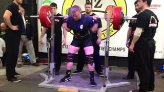 300kg Squat Andrew Burge 2013