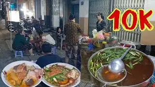 Năm 2026 mà còn quán bún chả cá khô mực 10k dành cho người lao động 