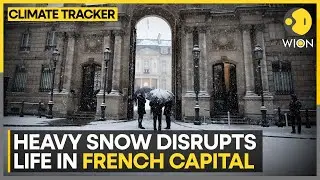 Paris Under Snow: Snow Blankets Paris in Rare Winter Scene | WION Climate Tracker