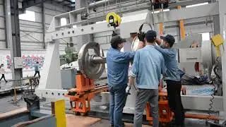 LZC Wheelset Press Machine Demount Operation