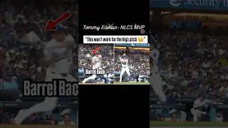 2024 NLCS MVP- Tommy Edman showing how the Knob works Up, Barrel replaces. #mvp #baseball