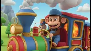 Train Driver Bandar Mama | Gadi Aai Gadi Aai Chuk Chuk Chuk | Train Aai Train Aai & More Kids Rhymes