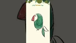 🐦✨ Easy and fun drawing tutorial for kids. #howtodraw #kidsdrawing #easydrawing #shorts