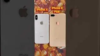 iPhone X vs iPhone 8 Plus Boot Comparison #iphone #shorts