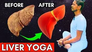 Yoga for Healthy Liver🔥| 5 Yoga Poses for Liver Health #liver #detox #liverhealth #yoga