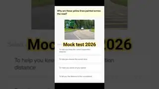 Driving theory test UK #mocktest #road #safety #automobile #drivingexam #quiz #shorts #fyp