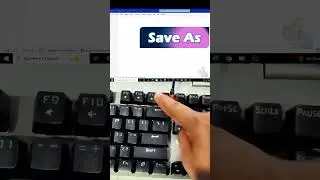 Quickly Open &lsquo;Save As&rsquo; in MS Word with One Shortcut #MSWordShortcuts #SaveAsShortcut #KeyboardHacks