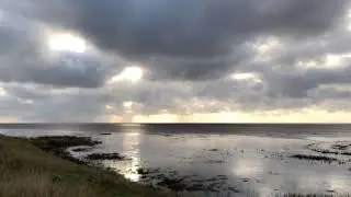 RSPB Freiston Shore at a very high tide in September