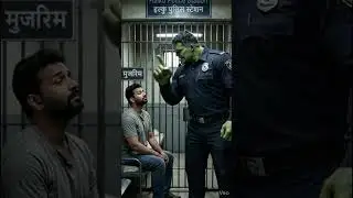 Halku पुलिसवाला #hulk #hulkshorts #ai #youtubeshorts #shorts #trending #comedy #funny