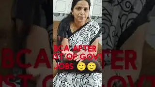 BCA after list of govt jobs 🙂👍full video link in comment box 🙂