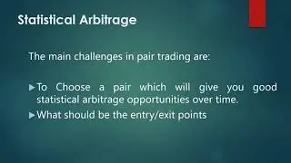Pair Trading using statistical Arbitrage||Detailed Analysis||Intraday Trading