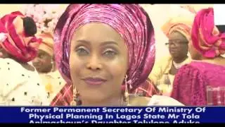 TOLA ANIMASHAUN'S DAUGHTER WEDS IN LAGOS