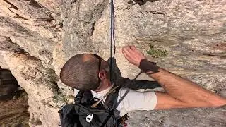 Climbing on Côte d'Azur  5c+  first pich 