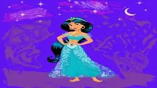 Jasmine princess digital painting tutorial part 1 | Convert Photo to digital painting | Photoshop
