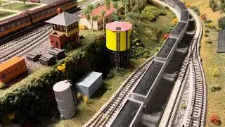 Three Different Locomotives pull 41-car coal consist