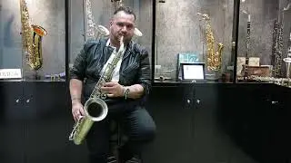 Stefano Bedetti plays Borgani Pearl Silver Tenor Sax