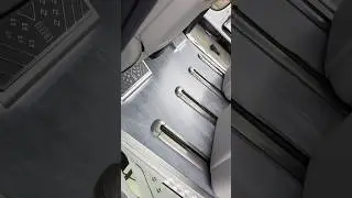 Aircraft-Grade Aluminum Alloy Floor with Realistic Marble Pattern #carmodification #newchinaev