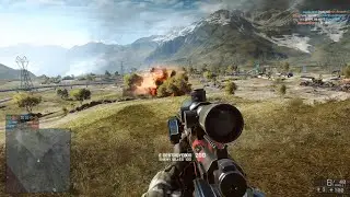 [BF4] Sniping an IED (Improvised Explosive Device) on Golmud Railway to kill a Tank/MAA
