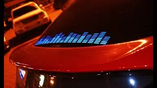 Neon Equalizer Неоновый Эквалайзер 12V truck custom tuning