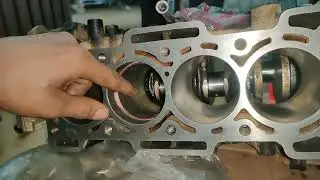 Checking Piston ring gap clearance