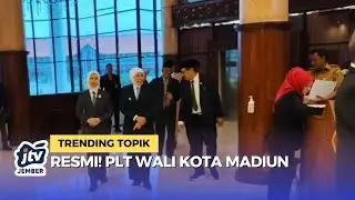 Wakil Wali Kota F. Bagus Panuntun Resmi Ditunjuk sebagai Plt Wali Kota Madiun