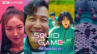 Squid Game 4K Twixtor CC | Scene Pack | Aesthetic 4K Visuals for Editing
