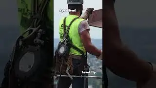 Hanging Iron! Steel erection. Level Up!