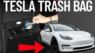 Tesla Model 3/Y! Simple trash can
